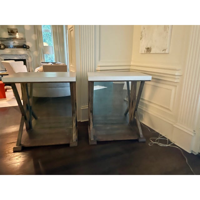 Holland & Company “Saltire” Consoles – Custom McRae & McAlpine Design (Pair Only) Custom Designed Holland & Company...