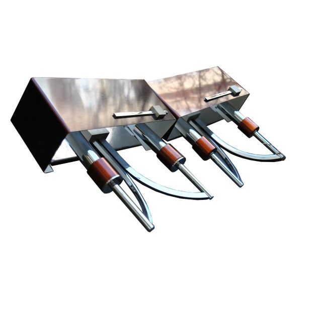 Maroon Vintage Wall Lights from Stilnovo, 1960s, Set of 2 For Sale - Image 8 of 13