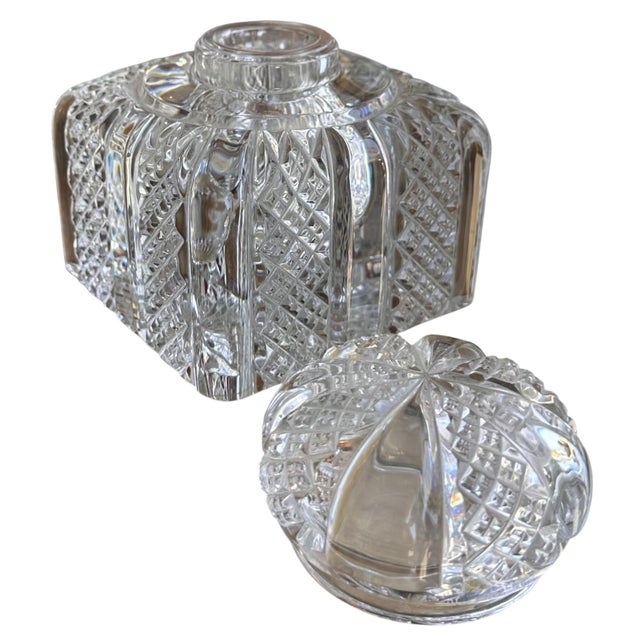 Limited Edition Baccarat French Crystal "Zola" Inkwell For Sale In Los Angeles - Image 6 of 6
