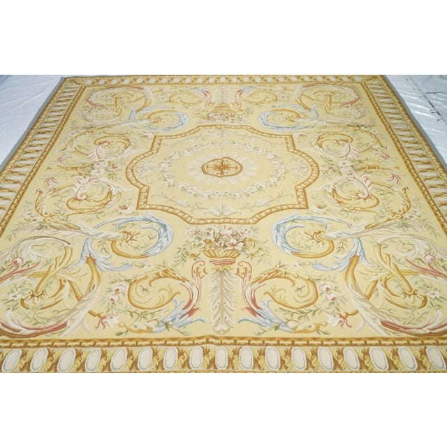 Aubusson Rug 7'10''x10'2'' For Sale In New York - Image 6 of 9