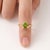 Infuse your daily wardrobe with the vibrant, fresh energy of lively olive green. Featuring a graceful arching band, this...