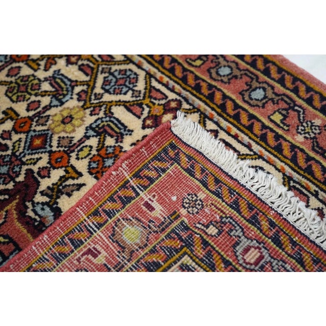 Ecru Vintage Persian Rug 2'6'' x 4'6'' For Sale - Image 8 of 12