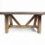 Outdoor Concrete & Wood Dining Table For Sale - Image 4 of 5