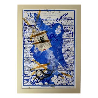 Wilfried Pas, Signed Screen Print, 1960s For Sale