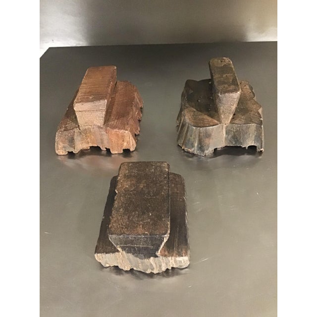 Antique Wooden Molds, Set of 3 For Sale - Image 4 of 5