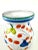 Ceramic Vintage Italian Hand Painted Ceramic Vase For Sale - Image 7 of 9