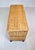 Wood 1950s Vintage Coastal Braided Woven Rattan Chest of Drawers With Walnut Bun Feet For Sale - Image 7 of 12