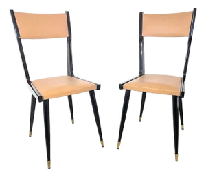 Pair of Chairs, Attributed to Carlo De Carli, Italy 1950