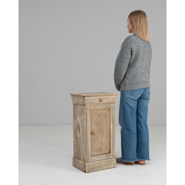19th Century French Oak Bedside Table. This understated yet beautifully crafted bedside table reflects the quiet elegance...