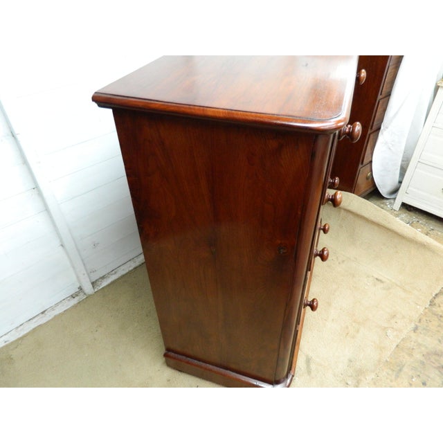 Brown Victorian Mahogany Chest of Drawers For Sale - Image 8 of 18