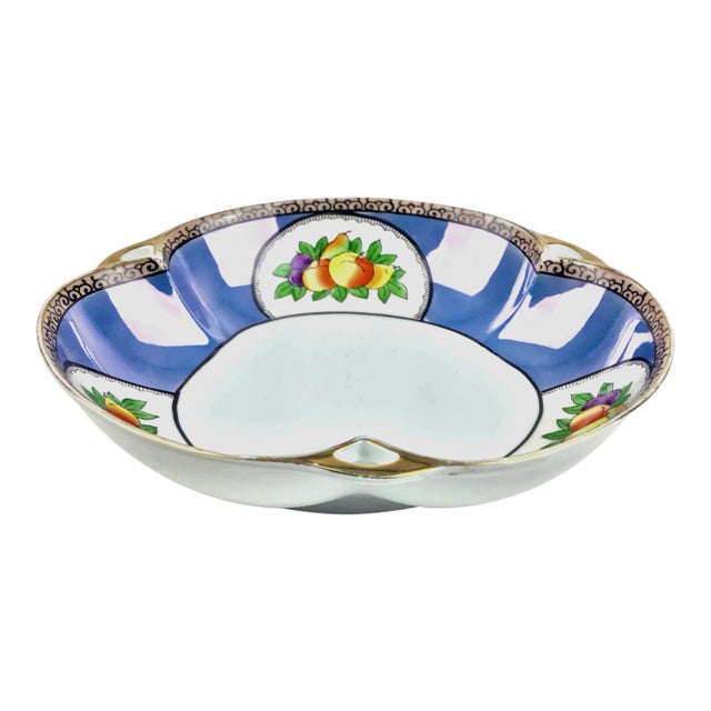 Vintage Noritake Porcelain Serving Bowl For Sale