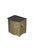 Gold Art Deco Brass Log or Coal Bin, 1930s For Sale - Image 8 of 9