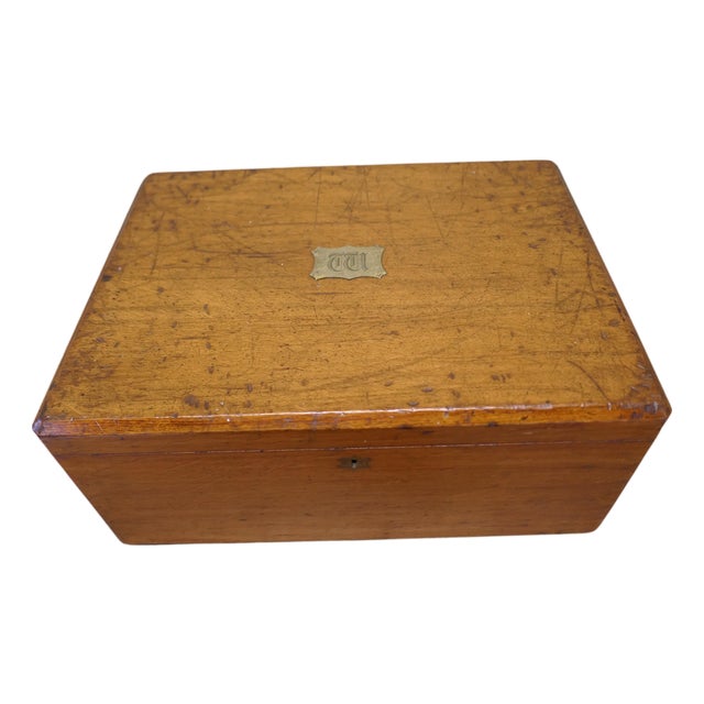 Victorian Oak Presentation Box For Sale