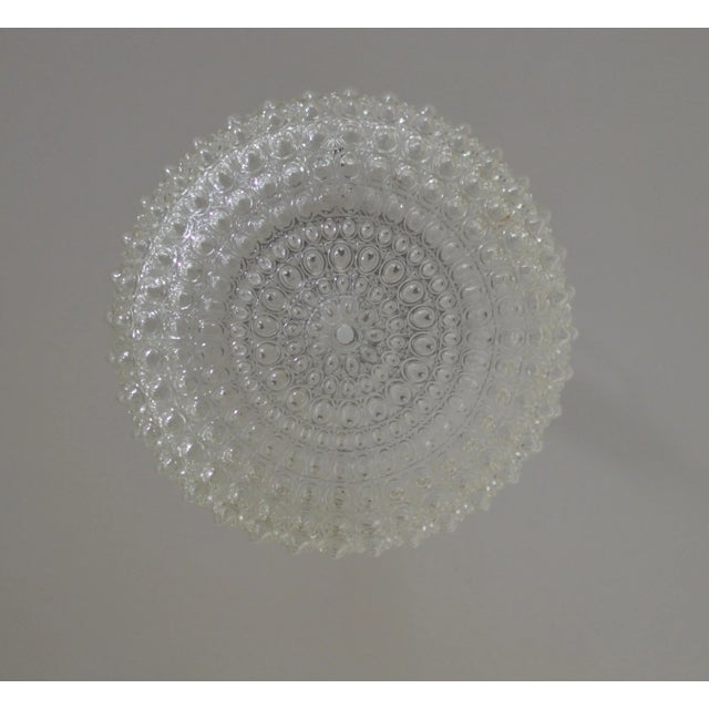 Glass Vintage Space Age Pendant by Helene Tynell for Doria, 1970 For Sale - Image 7 of 18