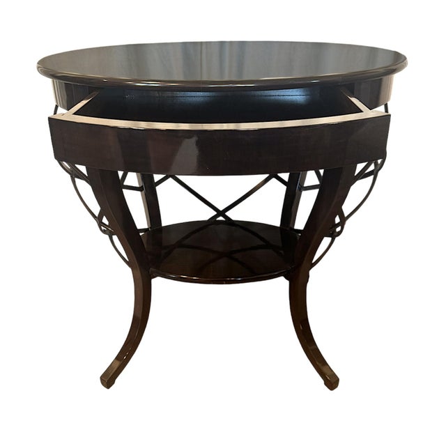 Wood Late 20th Century Bespoke Side Table, by Legendary Craftsman L. Rossi For Sale - Image 7 of 10
