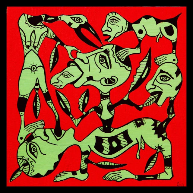 KEJ, Prédation, 2020, Oil on Canvas For Sale - Image 4 of 5