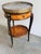 French Louis XVI Style Mahogany and Marble Top Bouillotte Table, 19th Century For Sale - Image 3 of 13