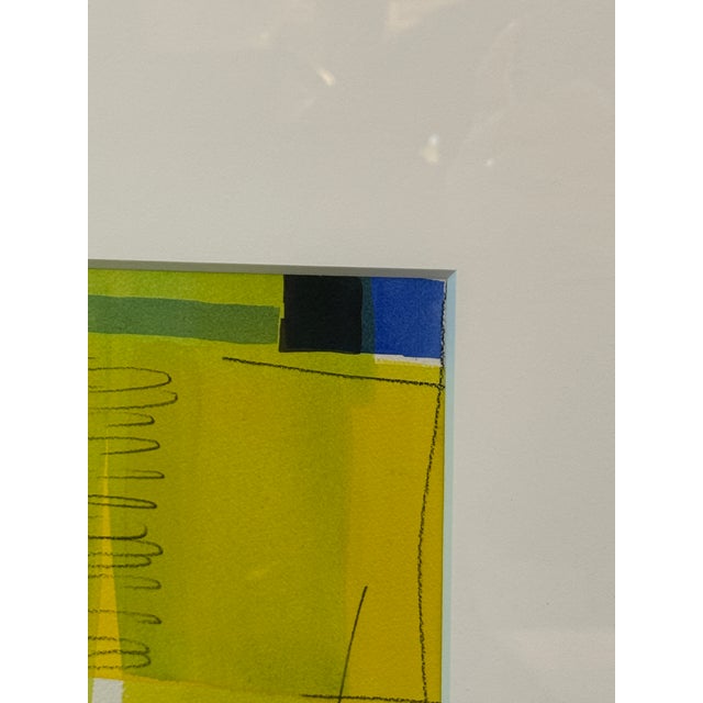 2020s Isabel Wyatt "Yellow Green Colorform" Original Painting, Signed For Sale - Image 5 of 11