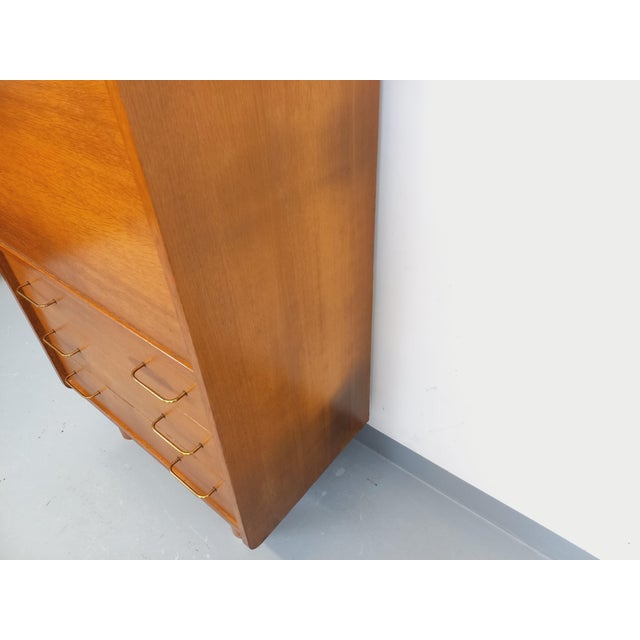 Vintage Oak Secretaire, 1960s For Sale - Image 4 of 16