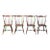 Mid-Century Windsor Dining Chairs Set of 4 For Sale