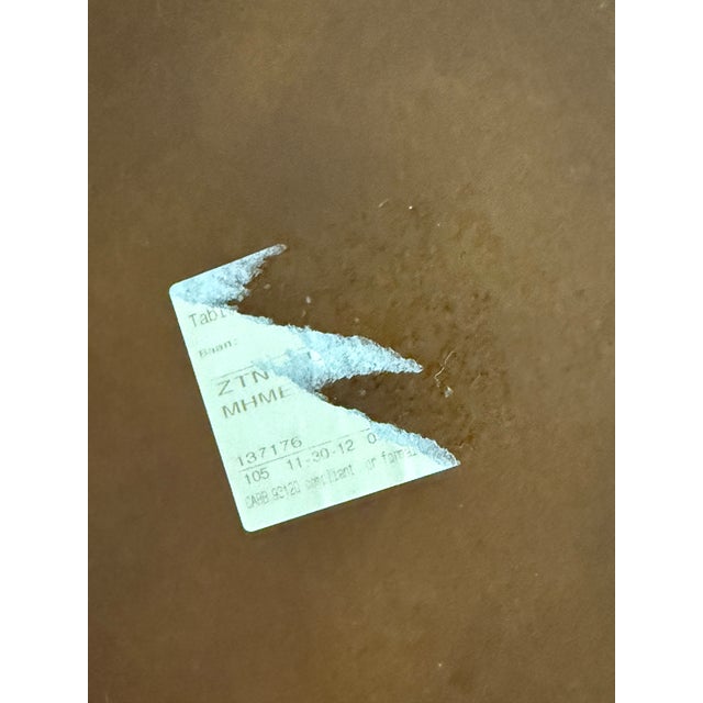 Charles and Ray Eames Round Oak Veneer Pedestal Dining Table for Herman Miller For Sale - Image 9 of 13