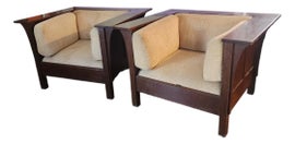 Example of L. and J.G. Stickley, Inc. Club Chairs