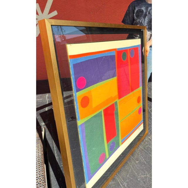 Framed Mercedes Pardo Silk Print For Sale - Image 10 of 10