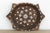 Vintage Brown & White Floral Tray For Sale In Los Angeles - Image 6 of 8