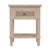 Spritely Home Accent Furniture Flagstaff 20 in. W Rectangular Cane and Wood 1 Drawer Nightstand with Lower Open Shelf, Desert Sand For Sale - Image 4 of 8
