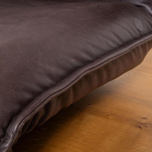 Free Motion Edit 3 Leather Two-Seater Sofa with Ottoman from Koinor, Set of 2 For Sale - Image 10 of 18