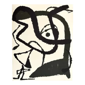 1989 Joan Miro Original Woodcut Engraver V2-2