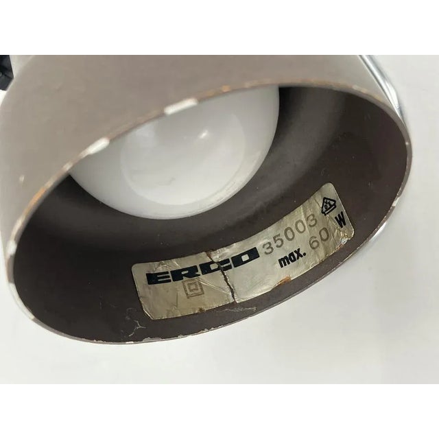 Small Space Age Table Lamp from Erco, 1970s For Sale - Image 6 of 9