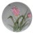 Small German Majolica Tulip Plate Circa 1900 For Sale