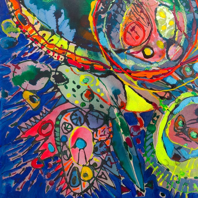 Space Odyssey: Wheel of Time - Fran Bull, C. 1990s For Sale - Image 4 of 8