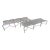 1960s Designed by Tadao Inouye, Kantan Benches for Brown Jordan - Set of 2 For Sale