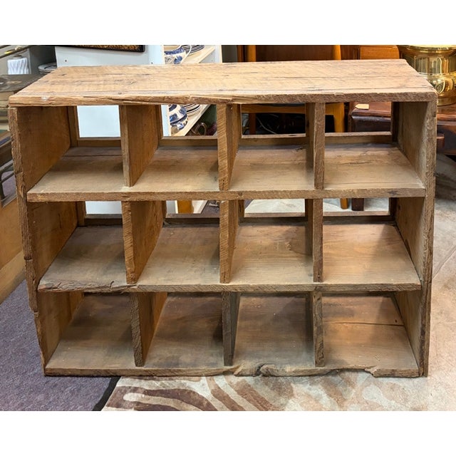 Antique Primitive Wood Cubby Storage - American - Folk Art For Sale In New York - Image 6 of 6