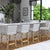 Combining clean lines with tropical materials, this Butler Specialty Company stylish low back counter stool infuses modern...