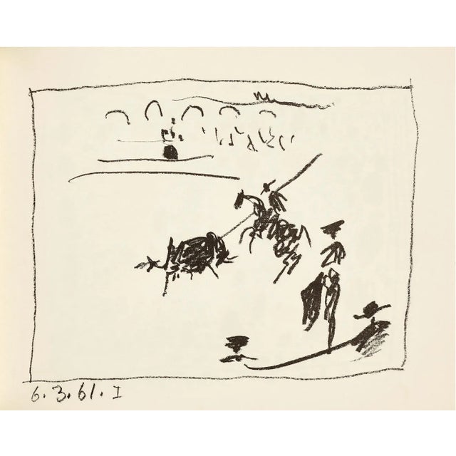 The pick a los toros Artist: Pablo Picasso Country: Spain Medium: Original Lithograph? I . 6-3-61 Marks: Dated in the...