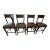 Set of 4 Guy Chaddock Leather Bar Stools For Sale