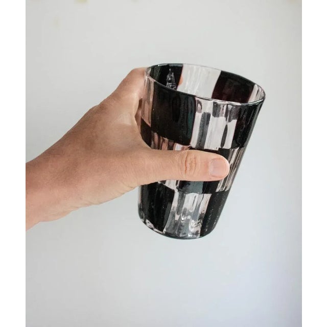 Contemporary Cocktail Set in Murano Glass by Mariana Iskra for Ribes the Art of Glass, Set of 2 For Sale - Image 3 of 7