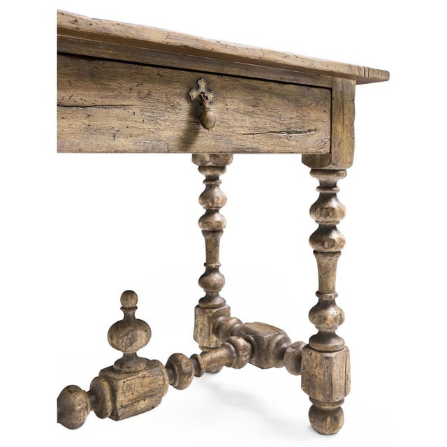 Pair of European Farmhouse Turned Leg Nightstands For Sale - Image 15 of 15