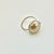 1940s Vintage Boho Chic Art Deco Hollywood Regency Mother of Pearl & Sterling Cocktail Ring, Size 8.5 For Sale - Image 6 of 11