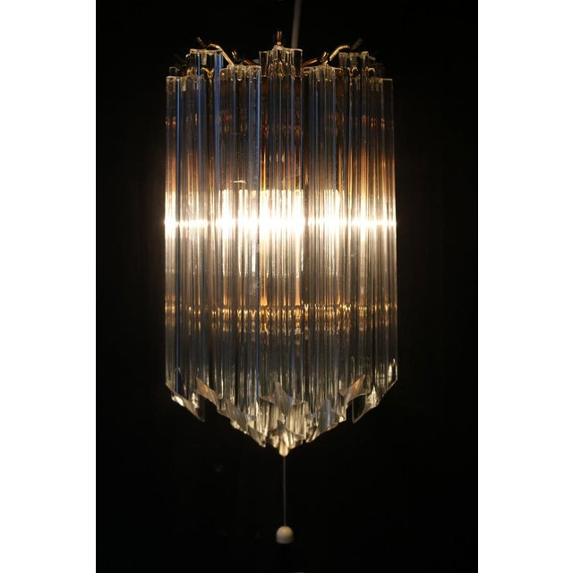 Vintage Glass Wall Light with 15 Rods from Venini, Italy, 1970s, in Very Good conditions. Designed 1970 to 1979 I have...