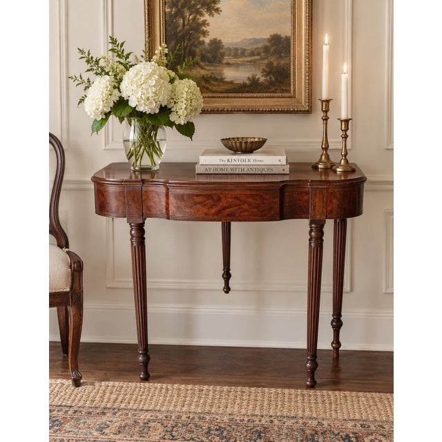 Early 19th Century American Sheraton Mahogany Flip-Top Card & Game Table For Sale - Image 10 of 10