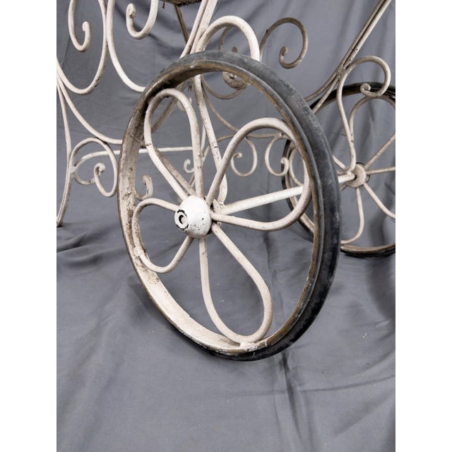 Metal French Garden Cart Chairish