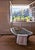 Victorian Metal Bath Tub With Faux Wood Painted Finish With Provenance, Circa 1895 For Sale In West Palm - Image 6 of 8