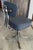 Mid-Century Modern Vintage Swivel Office Chair in Grey Chrome Faux Leather in the style of Roneo, 1950s For Sale - Image 3 of 18