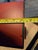 Wood Distressed Red Vintage Cabinet With Metal Design Doors For Sale - Image 7 of 8