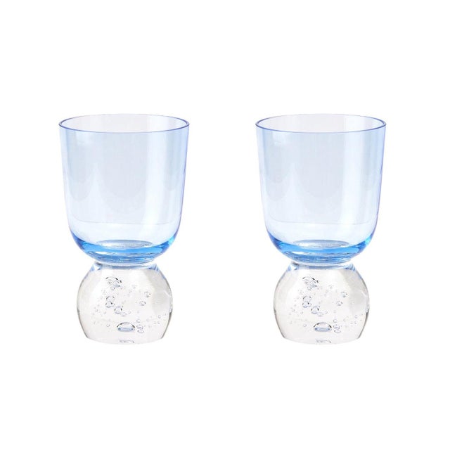 Mouth-blown by hand and finished one at a time, our Bubble Glass Tumblers carry the soft, irregular texture that comes...
