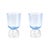 Mouth-blown by hand and finished one at a time, our Bubble Glass Tumblers carry the soft, irregular texture that comes...